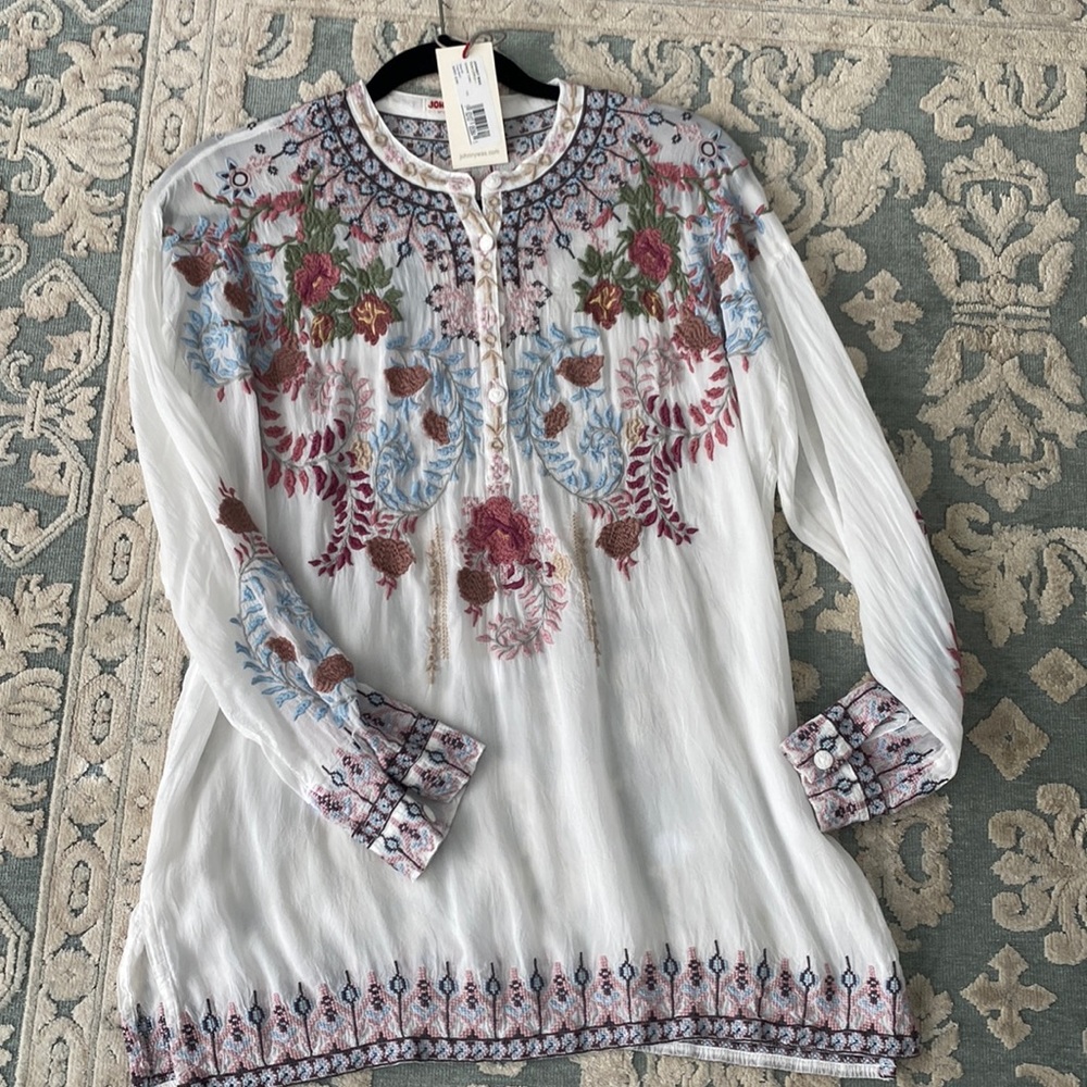 Johnny Was XS Sundae Tunic NWT